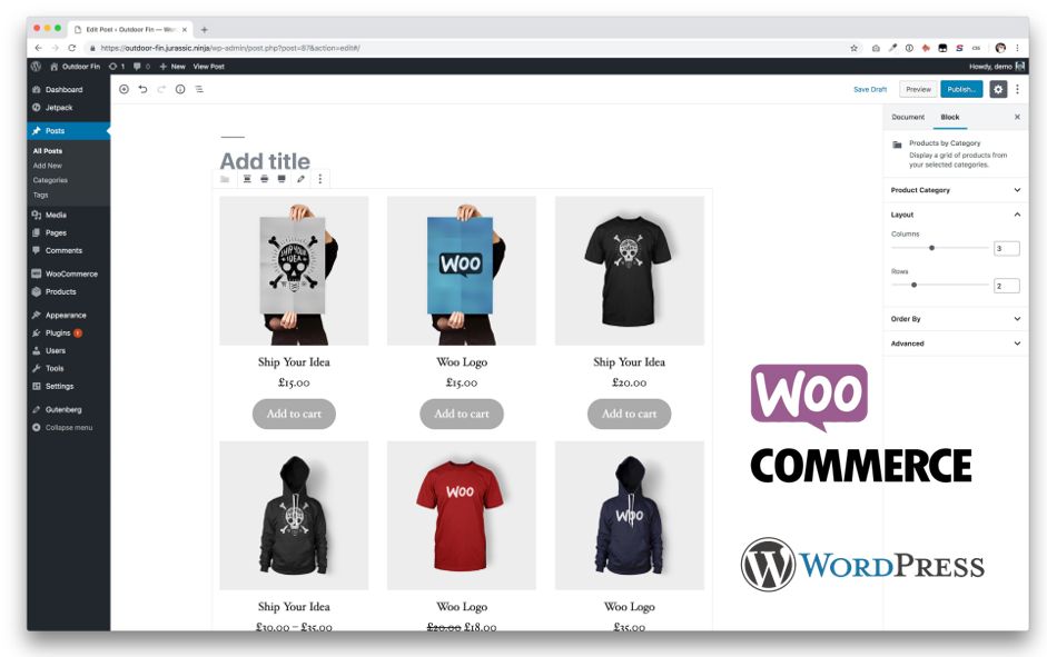 Woocommerce for WordPress